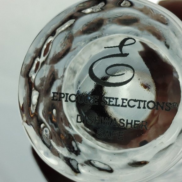 Set of 6 Epicure Collections Shot Glasses Dimpled Glass Pattern Elegant Glass - Picture 3 of 7